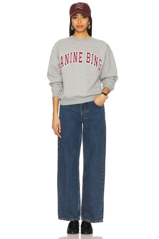 Spencer Sweatshirt in Grey Melange | Revolve Clothing (Global)
