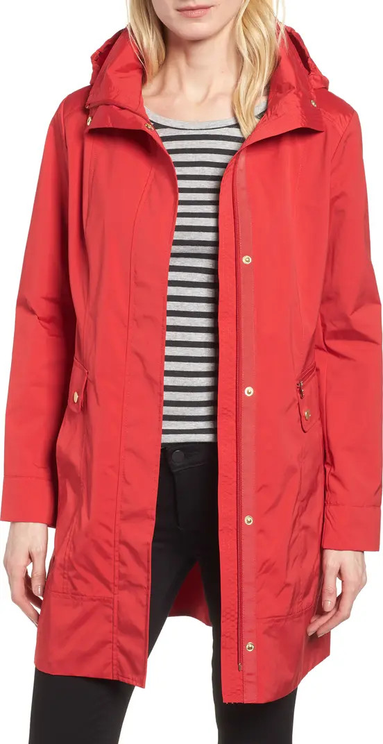 Back Bow Packable Hooded Raincoat | Nordstrom Rack