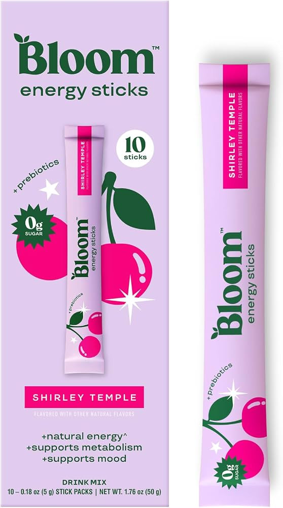 Bloom Nutrition Energy Drink Powder Packets, Sugar Free Energy Drink Mix with L-Theanine, B Vitam... | Amazon (US)