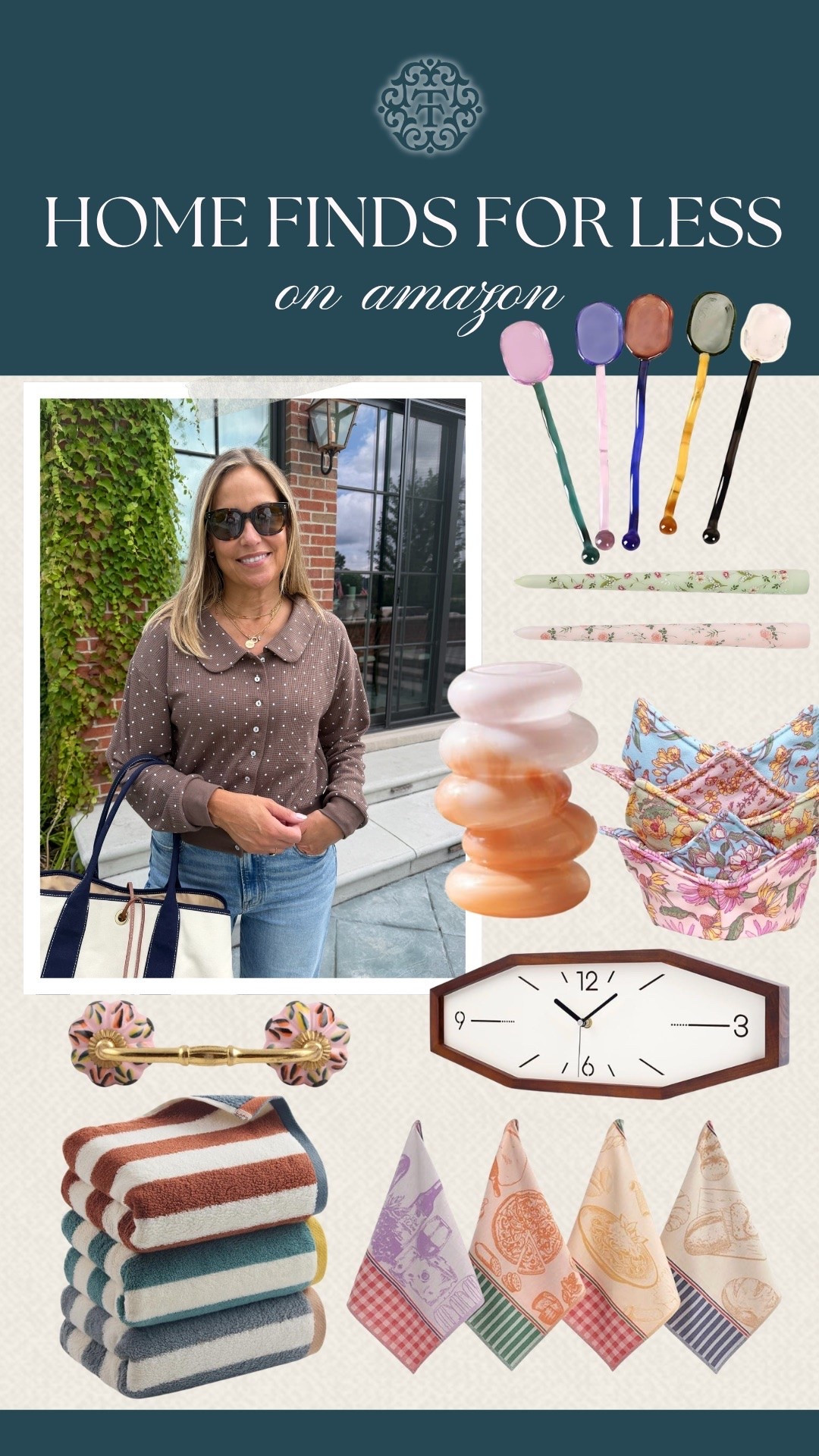 We’re loving these Amazon home finds for less. From the colorful kitchen pieces and floral storage to the striped towels and pretty hand towels, there are so many fun little finds here. We’d mix these into our home for an easy refresh without spending a ton.

#LTKSeasonal #LTKOver40 #LTKHome