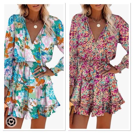 Two of my favorite spring and summer dresses. They run tts. 
Easter | Mother’s Day | Amazon | dress | wedding guest | date night | spring | summer | vacation | beach 

#LTKstyletip #LTKfindsunder50 #LTKsalealert