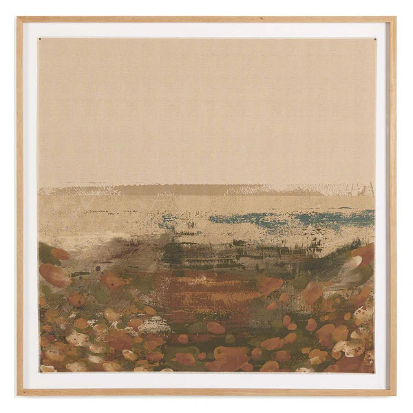 Four Hands x Coup D'esprit The Meadow Framed Wall Art | Paynes Gray