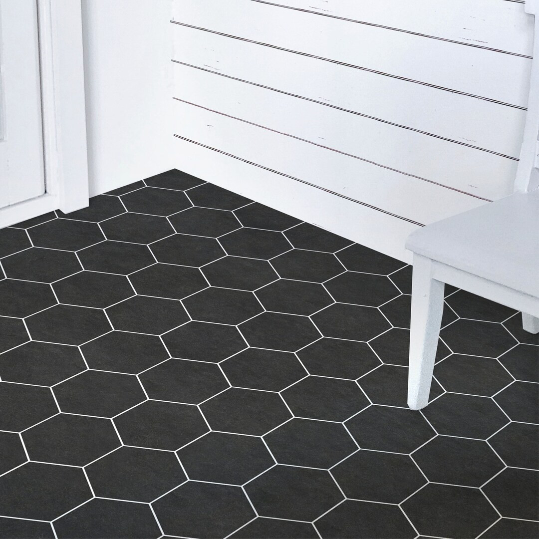 1/12 Slate Hex Mosaic Tile Effect Dollhouse  Miniature   1:12 Printable Download 8.5 x 11" Digita... | Etsy (US)