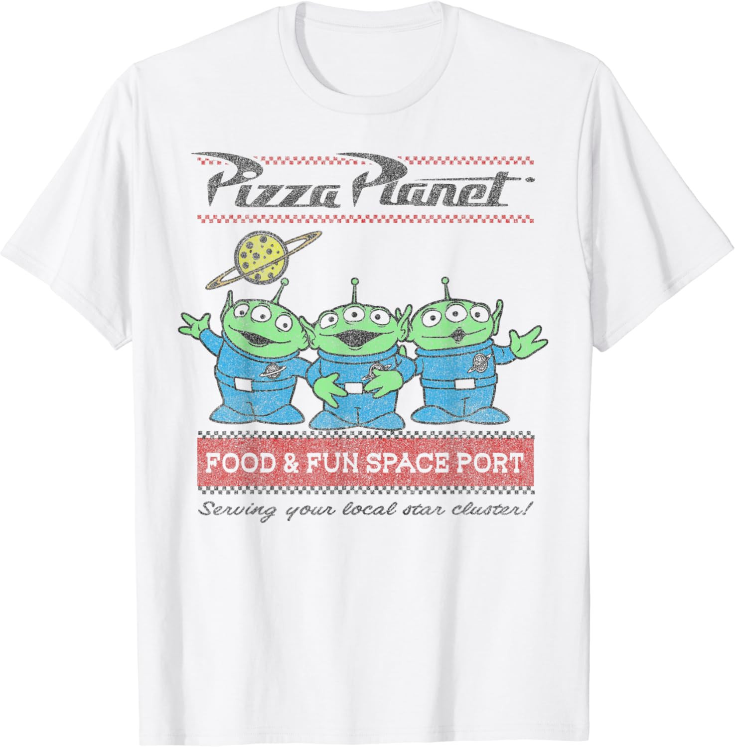 Disney Pixar Toy Story Pizza Planet Aliens T-Shirt | Amazon (US)