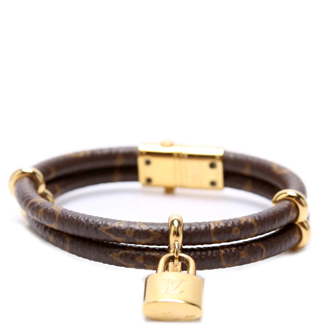 Keep It Twice Monogram Bracelet | Keeks Designer Handbags