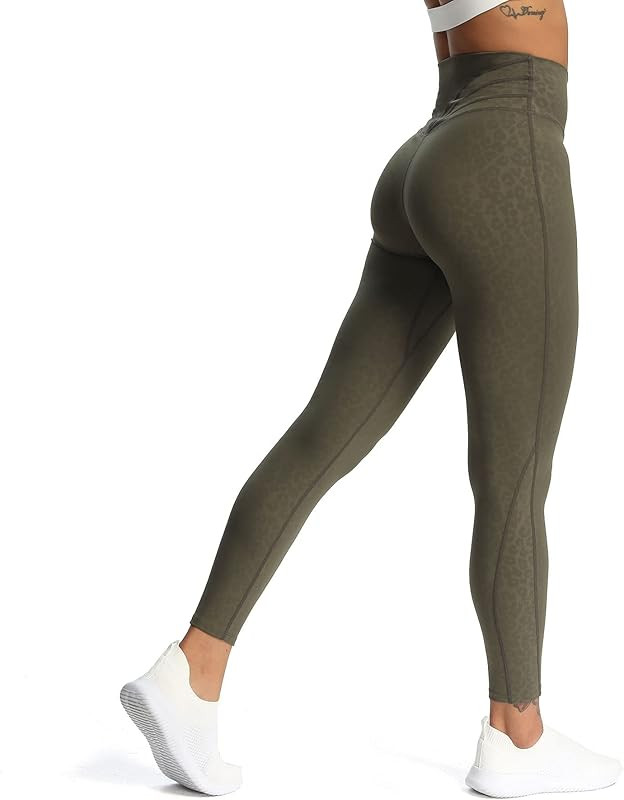Aoxjox High Waisted Workout Leggings for Women Compression Tummy Control Trinity Buttery Soft Yog... | Amazon (US)
