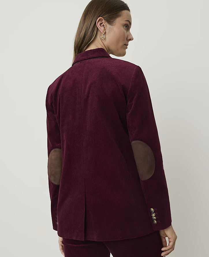 The Longline Blazer in Corduroy | Ann Taylor
