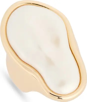Faux Pearl Statement Ring | Nordstrom