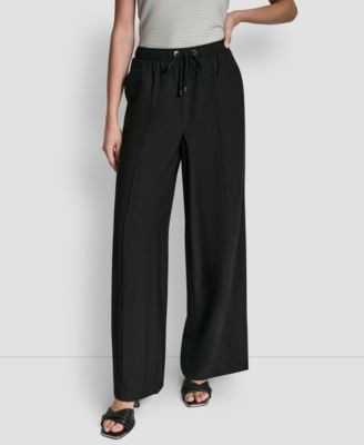 Women's Seam Crinkle Pull-On Pants | Macy's