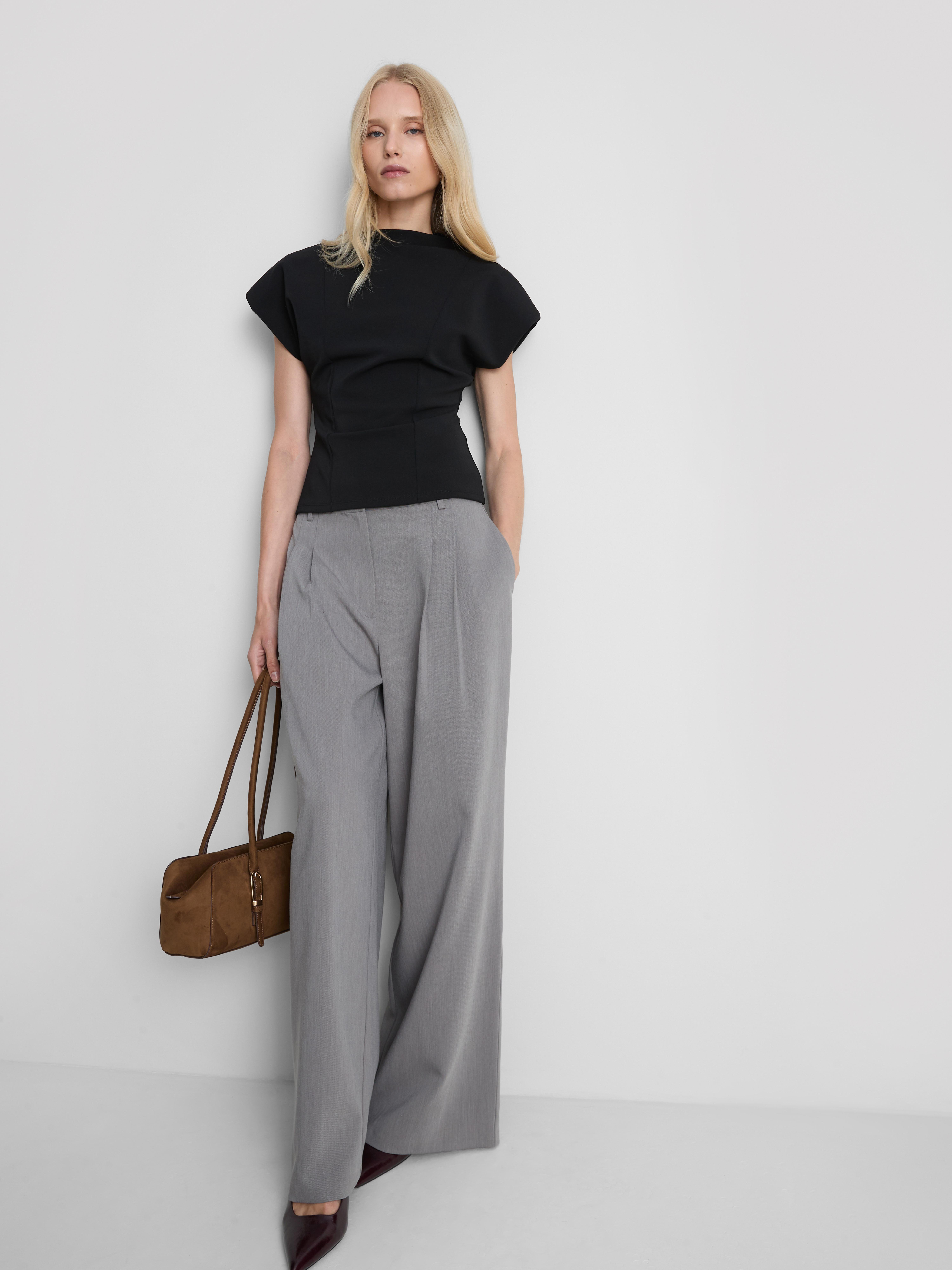 By Coleen Structured Crepe Top | Primark UK