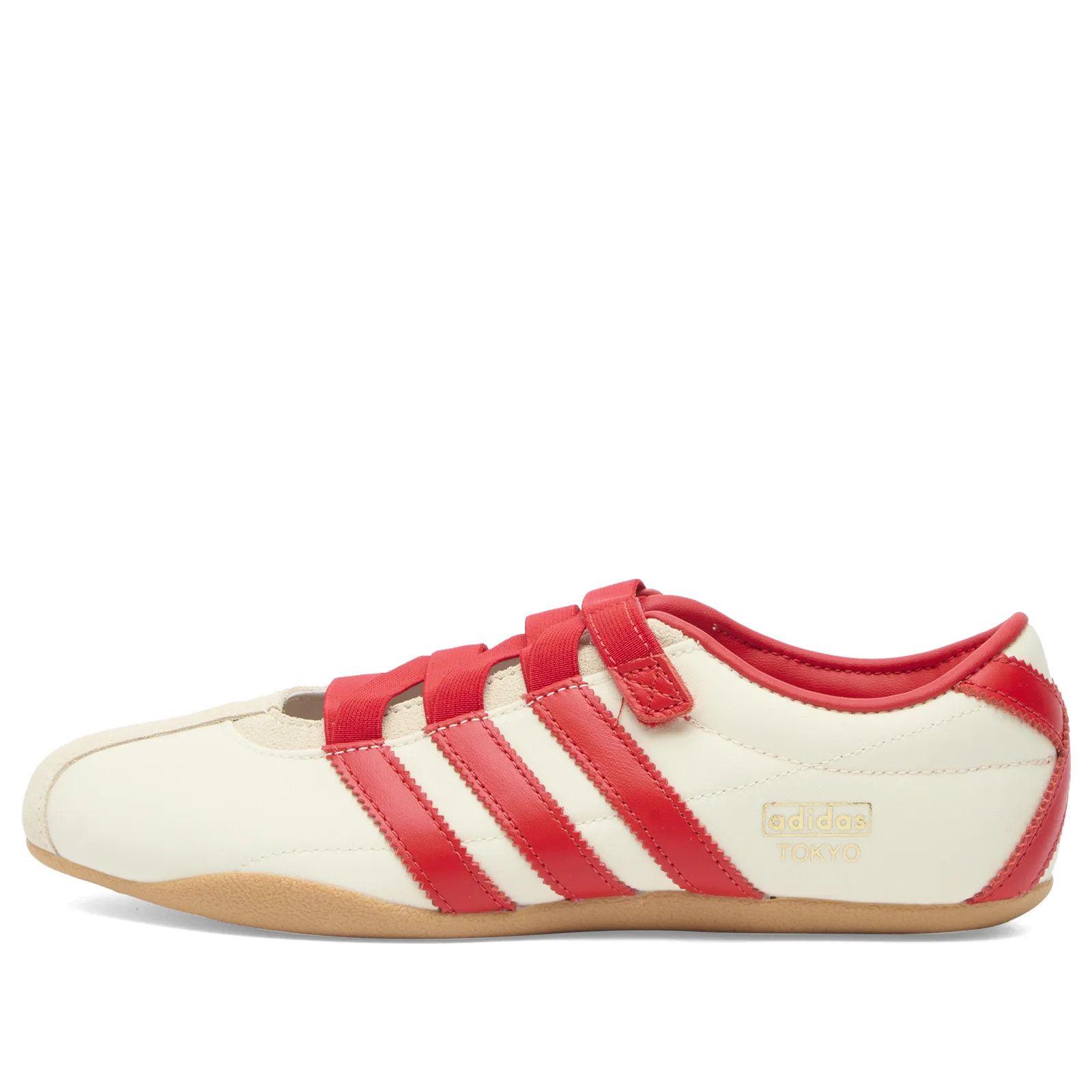 Adidas Women's Tokyo MJ Sneaker in White/Red/Gold, Size UK 6.5 | END. Clothing