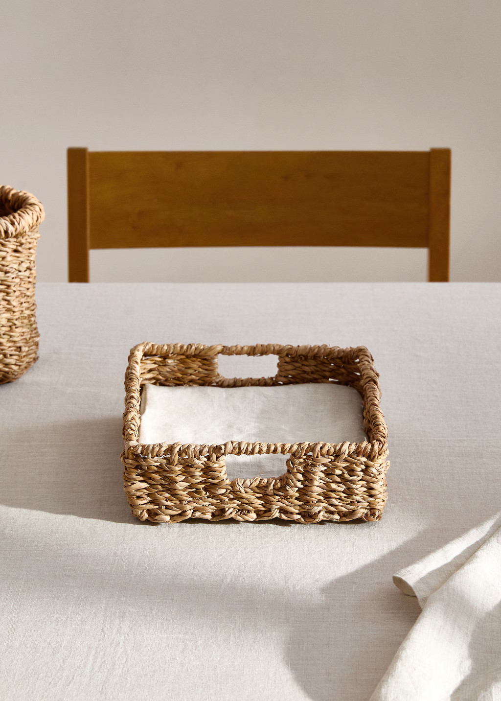 Serviettenring aus Naturfasern | MANGO (DE)