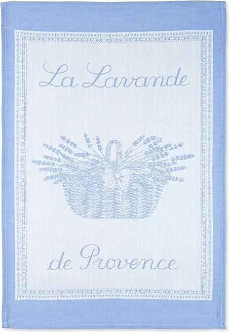 Coucke French Jacquard Cotton Kitchen Dish Towel French Table Collection, Lavande PJ, 20-Inches b... | Amazon (US)