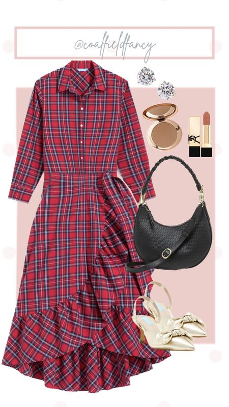 
Holiday Outfit- it’s a wrap! Cut from a festive plaid poplin with the perfect amount of stretch, our Tie Waist Wrap Skirt is a holiday season must-have. Try it with a crisp white oxford, or pair it with our matching Tanner Buttondown Top to create a perfectly fitted two-piece dress.

#LTKover40 #LTKHoliday