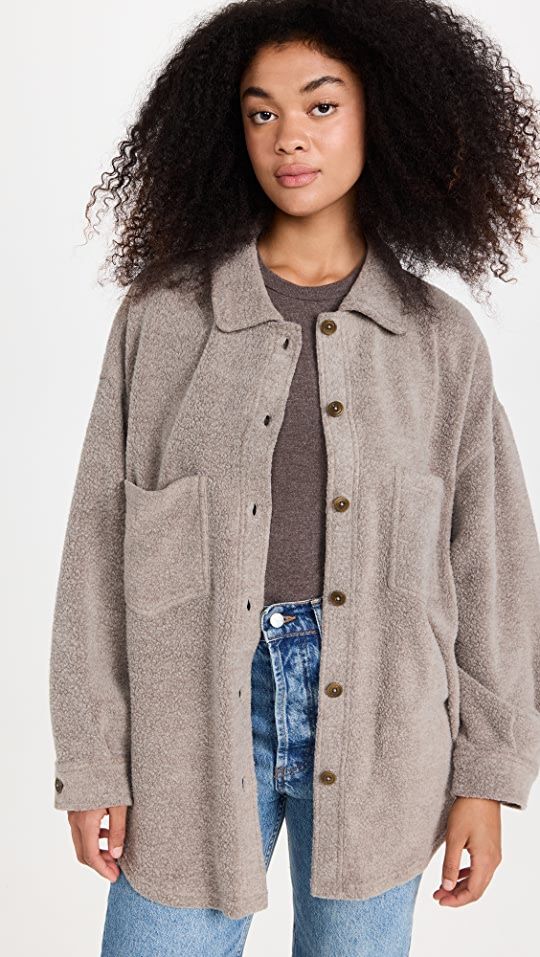 LNA Kasper Sherpa Terry Jacket | SHOPBOP | Shopbop