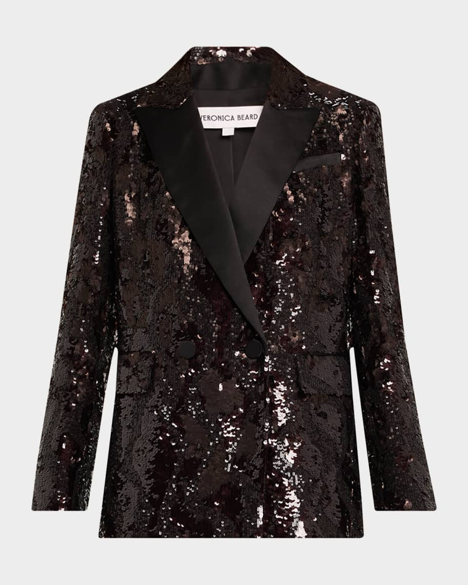 Veronica Beard Sevyn Sequined Jacket | Neiman Marcus