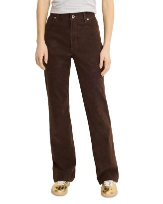 Good American Better Than Suede Good True Straight Faux Suede Pants | Bloomingdale's Women | Bloomingdale's (AU)