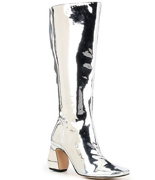Rylee Mirror Metallic Tall Boots | Dillard's