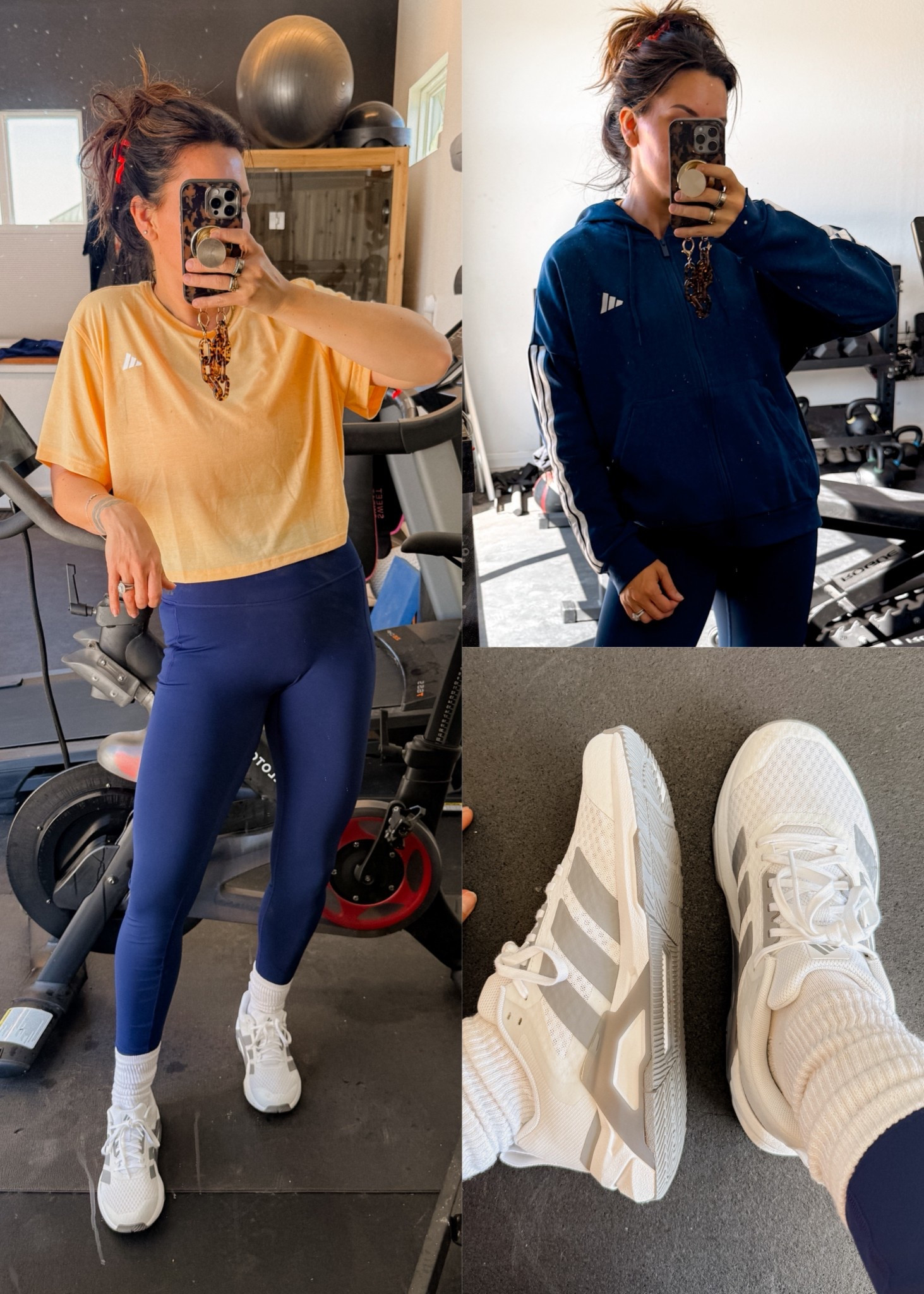 Today’s workout fit is head to toe @adidas 
No front seam leggings! : large
Crop workout tee: XL
zip up hoodie: XL
Cross trainer shoes! LOVE THESE! : true to size 


#createdwithadidas  #adidaspartner

#LTKootd #LTKfitnessgoals #LTKMidsize