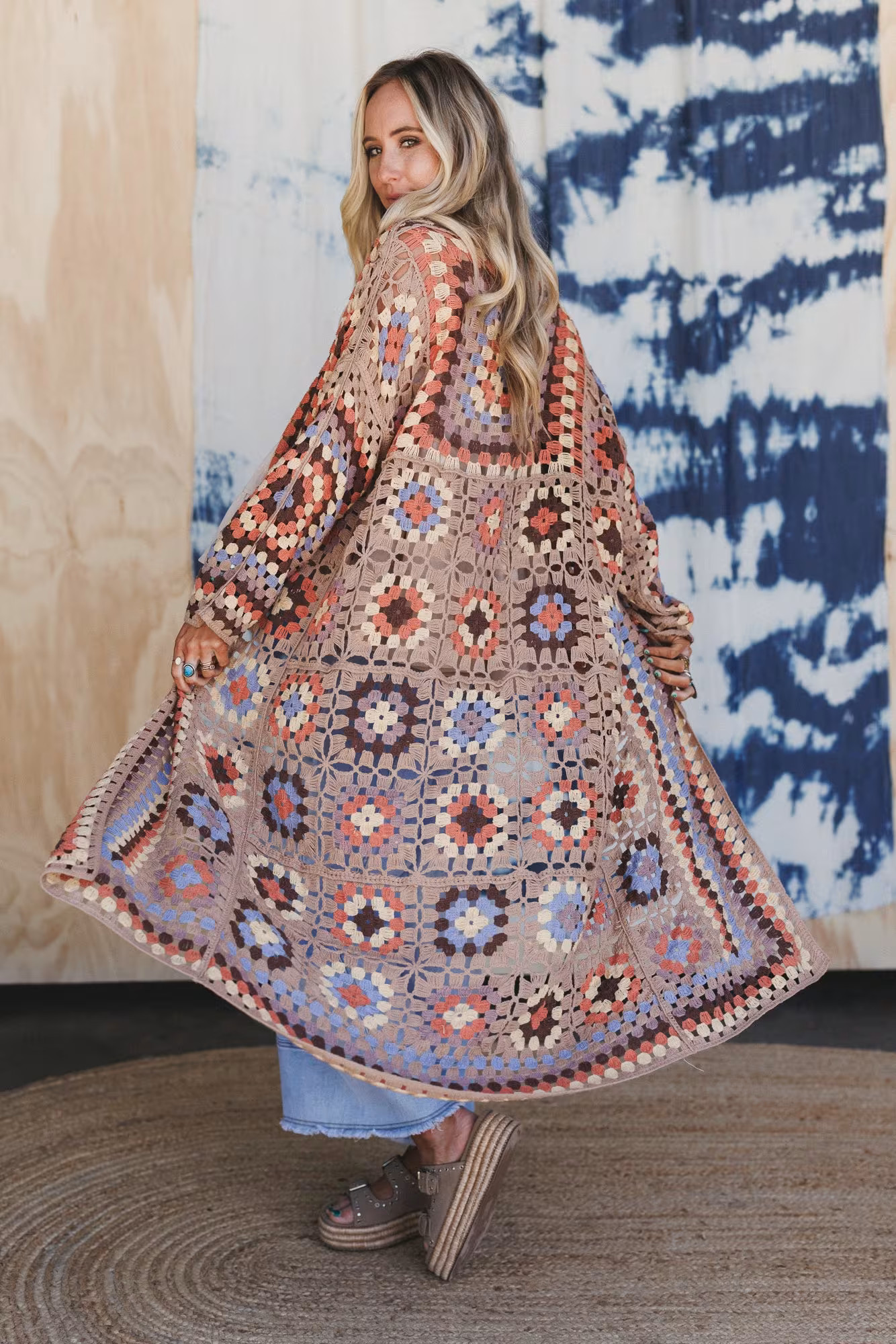 The Nest Soulful Wanderer Crochet Duster — Three Bird Nest | Three Bird Nest