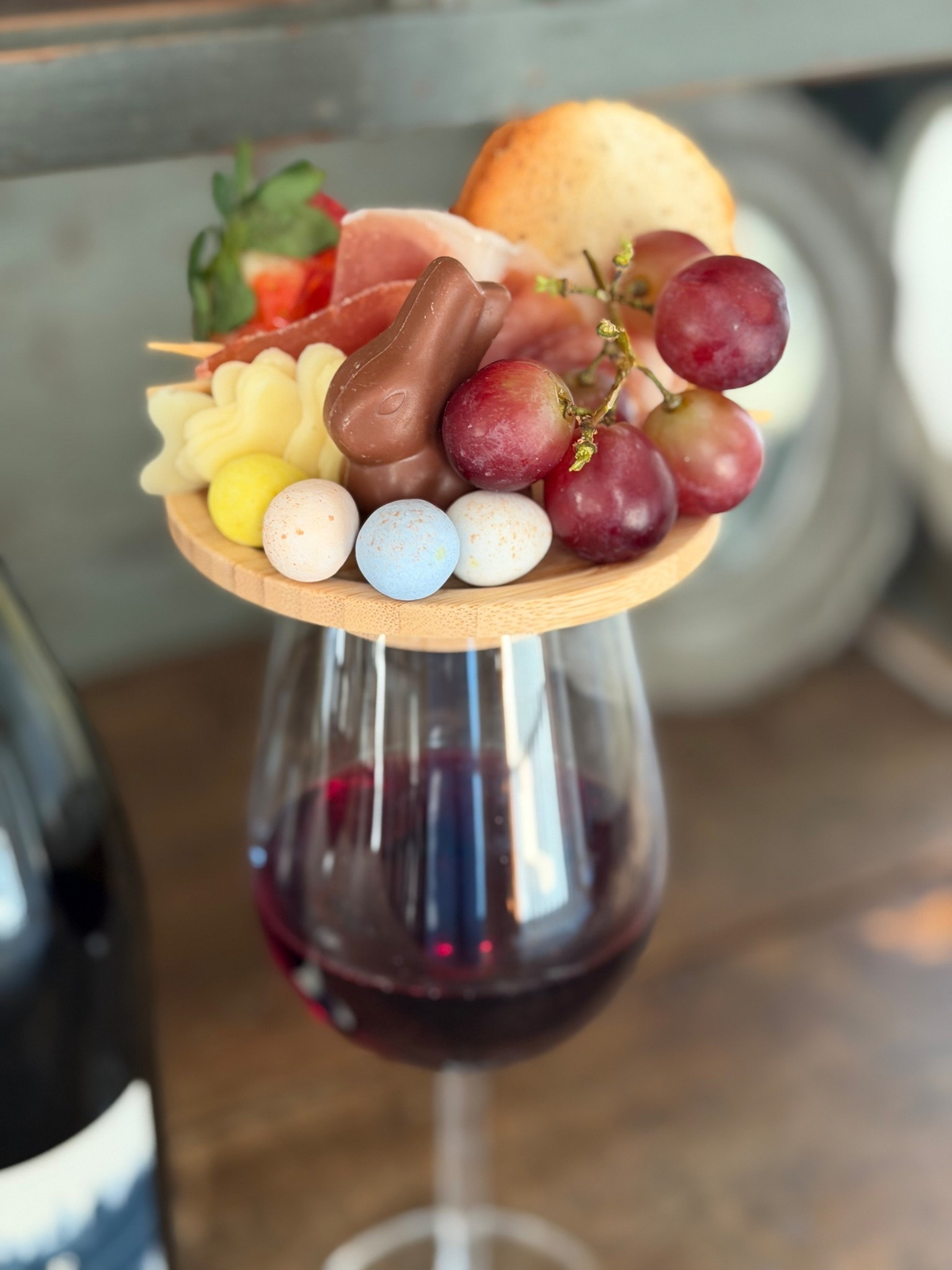 The sweetest wine glass charcuterie toppers! So cute for Easter brunch! 

#LTKfoodie #LTKSeasonal