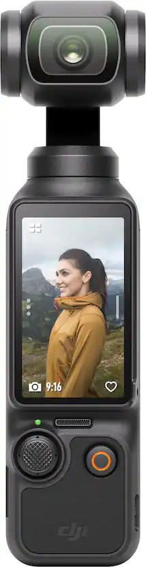 DJI - Osmo Pocket 3 3-Axis Stabilized 4K Handheld Camera with Rotatable Touchscreen - Gray | Best Buy U.S.