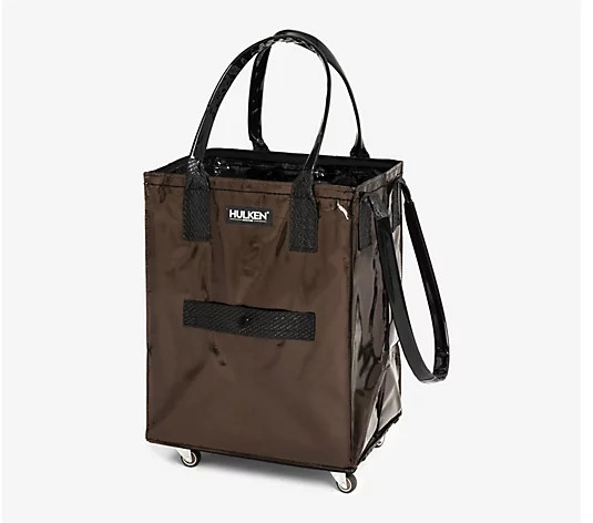 Make Your Selection: Hulken Medium Rolling Tote Bag with Zip Top & Button Closure | QVC