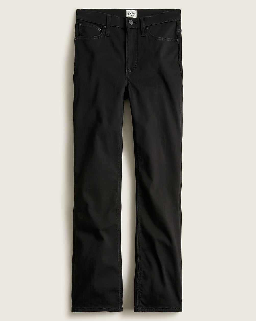 9" demi-boot crop jean in stay black wash | J. Crew US