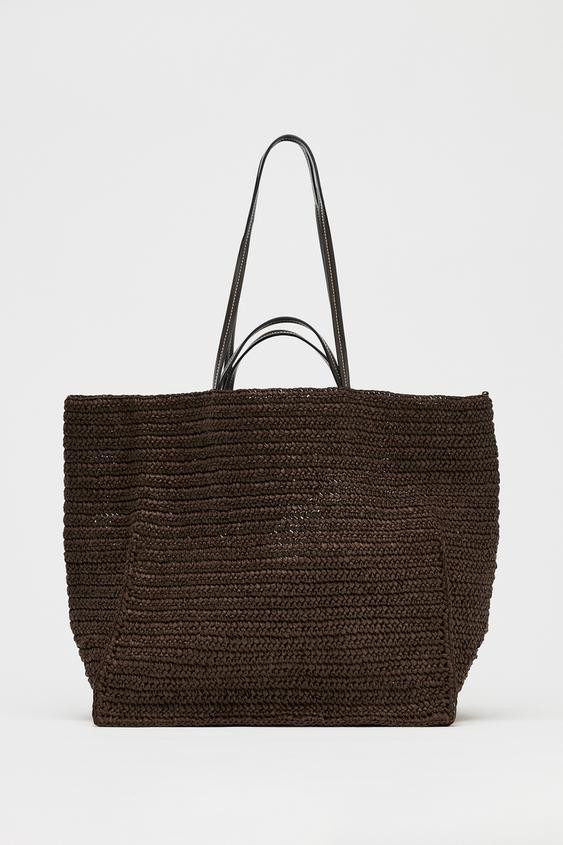 WOVEN TOTE BAG | Zara UK