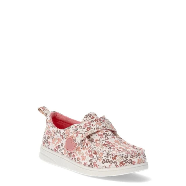 Wonder Nation Toddler Girl Moc Toe Shoes - Walmart.com | Walmart (US)