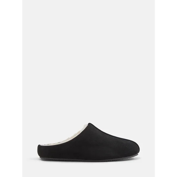 Joyspun Women's Suede Mule Slippers | Walmart (US)
