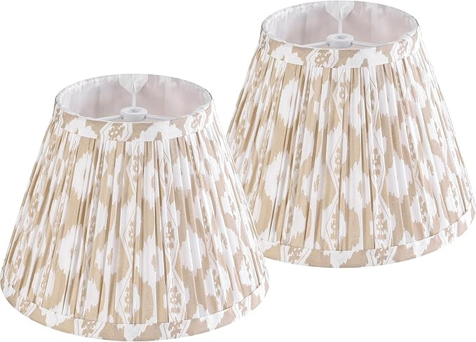 GO&SO Mini Small Pleated Lamp Shades,5 × 9×6.4 Inches Spider for Small Table Lamps Replacement,... | Amazon (US)