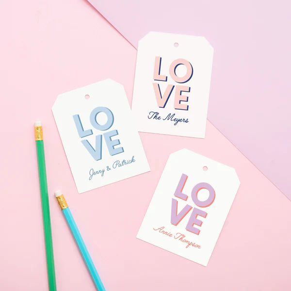 Love Name Gift Tags | Joy Creative Shop