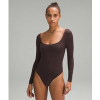 Wundermost Ultra-Soft Nulu Square-Neck Long-Sleeve Bodysuit | Lululemon (US)