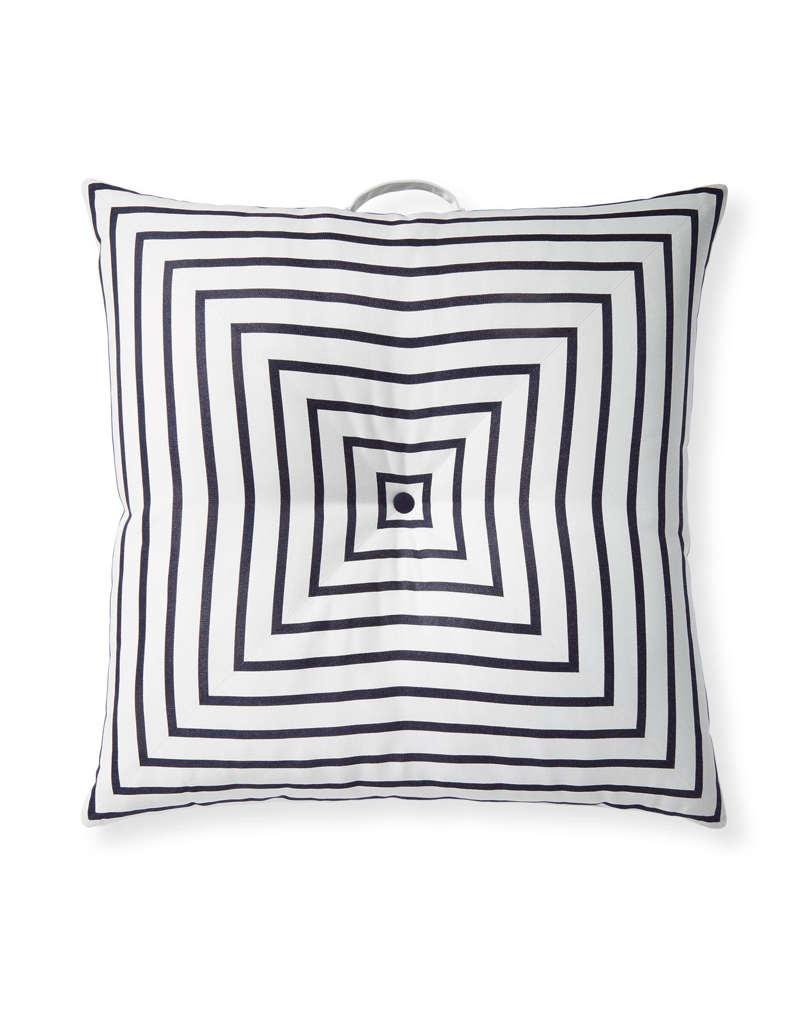 Sunbrella®️ Oceanview Floor Pillow | Serena and Lily