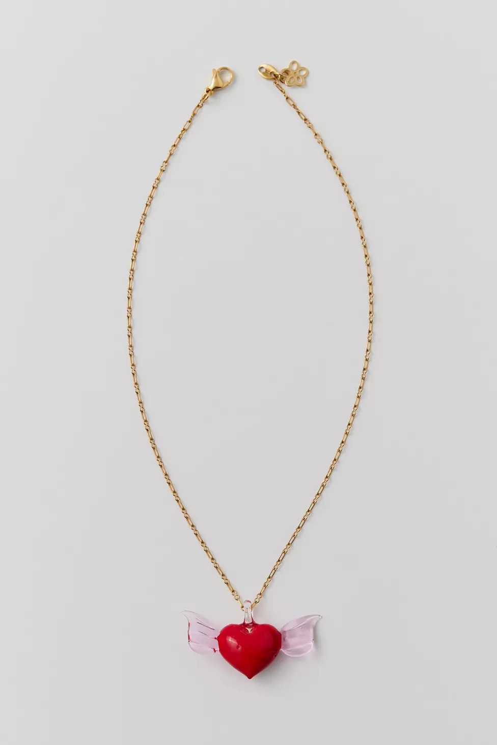 NOTTE Jewelry Don't Break My Heart Necklace | Urban Outfitters (US and RoW)