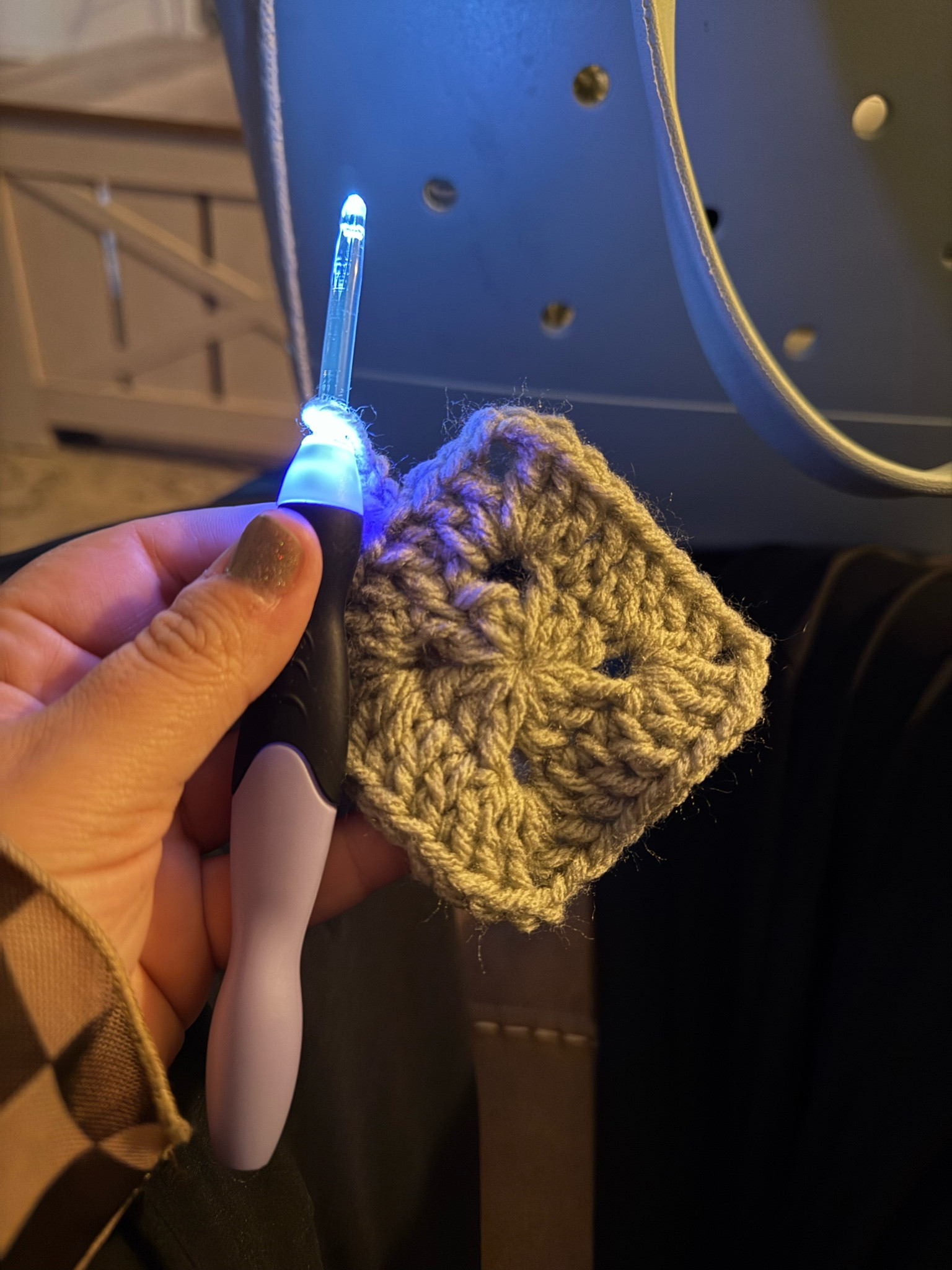 my light up crochet hook ✨

#LTKselfcare #LTKdayinmylife #LTKFindsUnder50