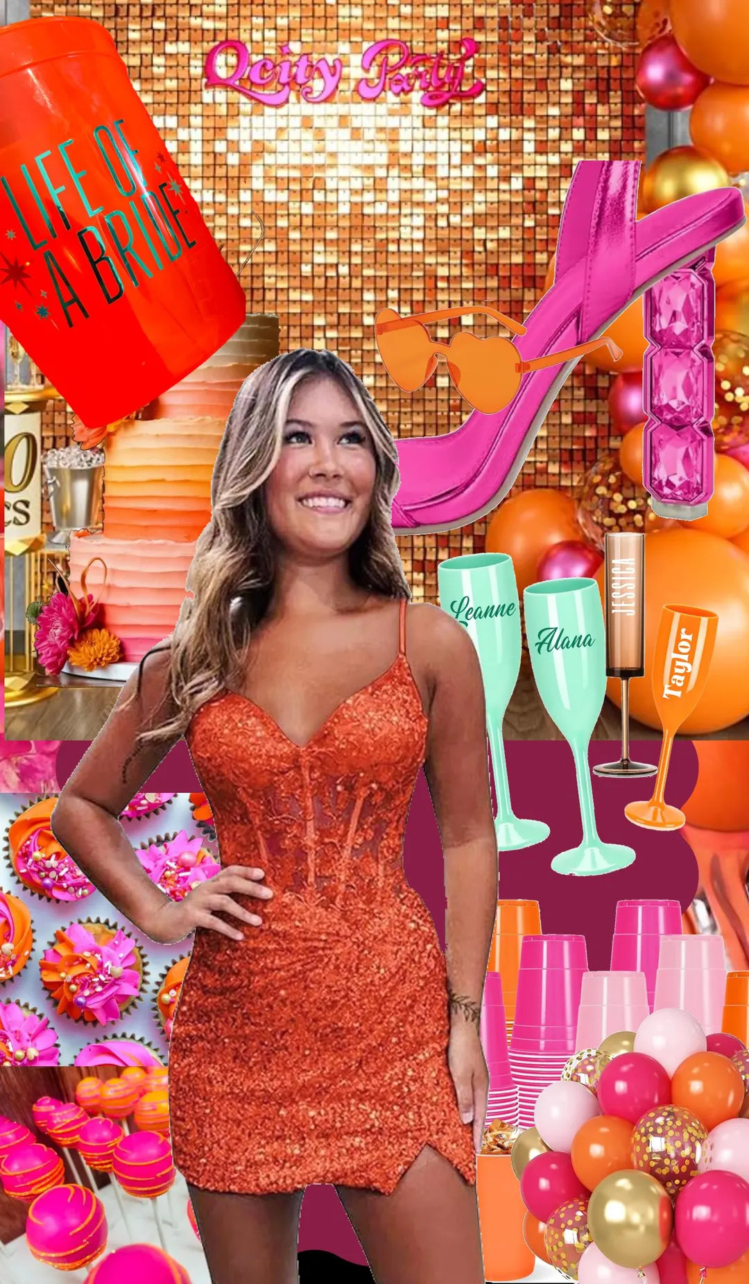 Life of a Showgirl Party Cups Bachelorette Las Vegas Party Cups Custom Hen Party Personalized Cas... | Etsy (US)