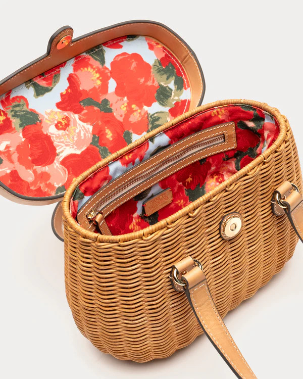 Willow Wicker Basket - Pink | Frances Valentine
