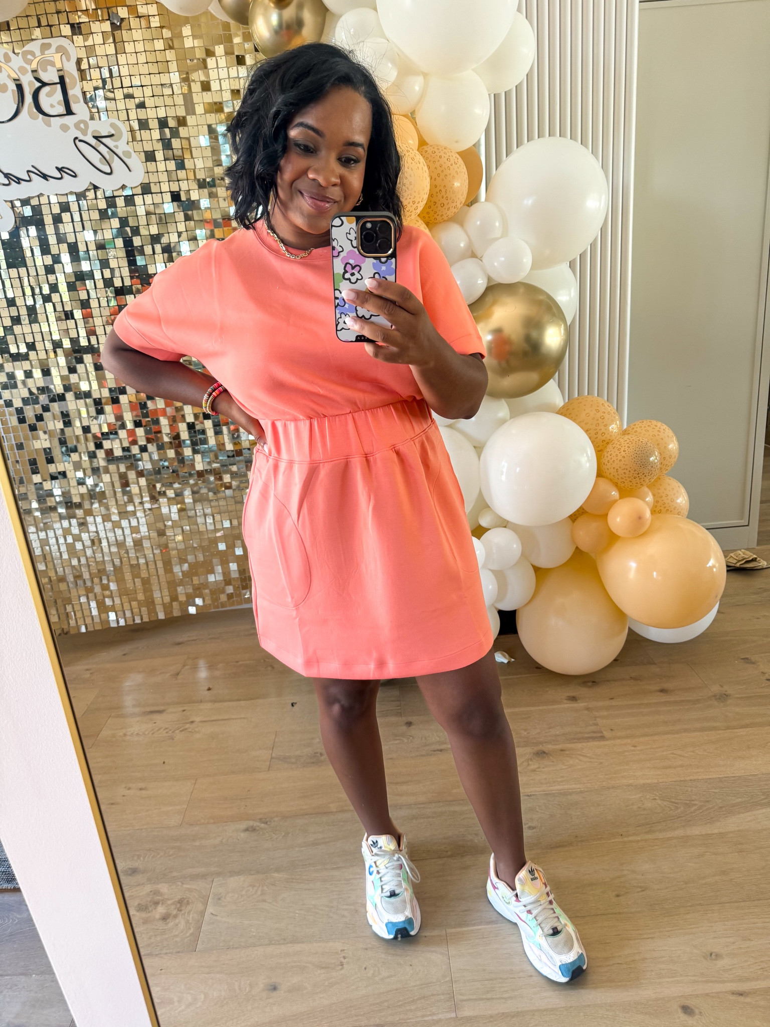 AirEssentials Cinched T-Shirt Dress curated on LTK