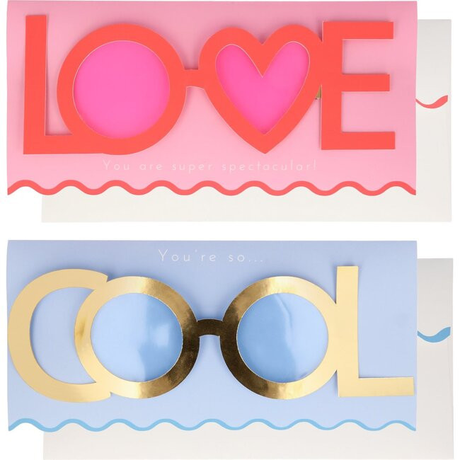 Valentine Glasses Cards | Maisonette