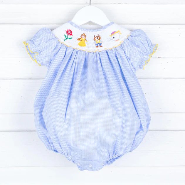 Beauty Princess Smocked Bubble | Classic Whimsy