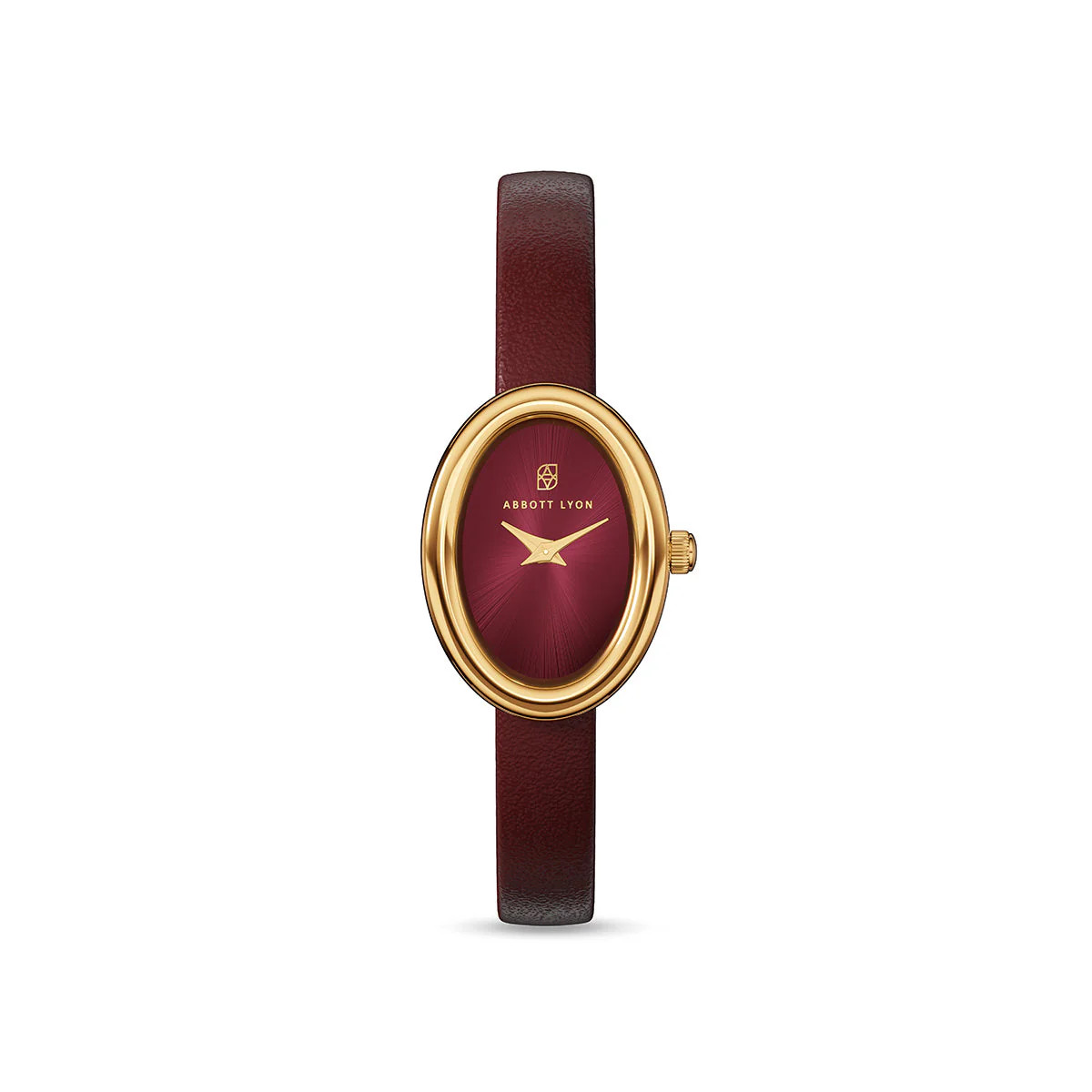 Monroe Burgundy Leather Watch | Abbott Lyon