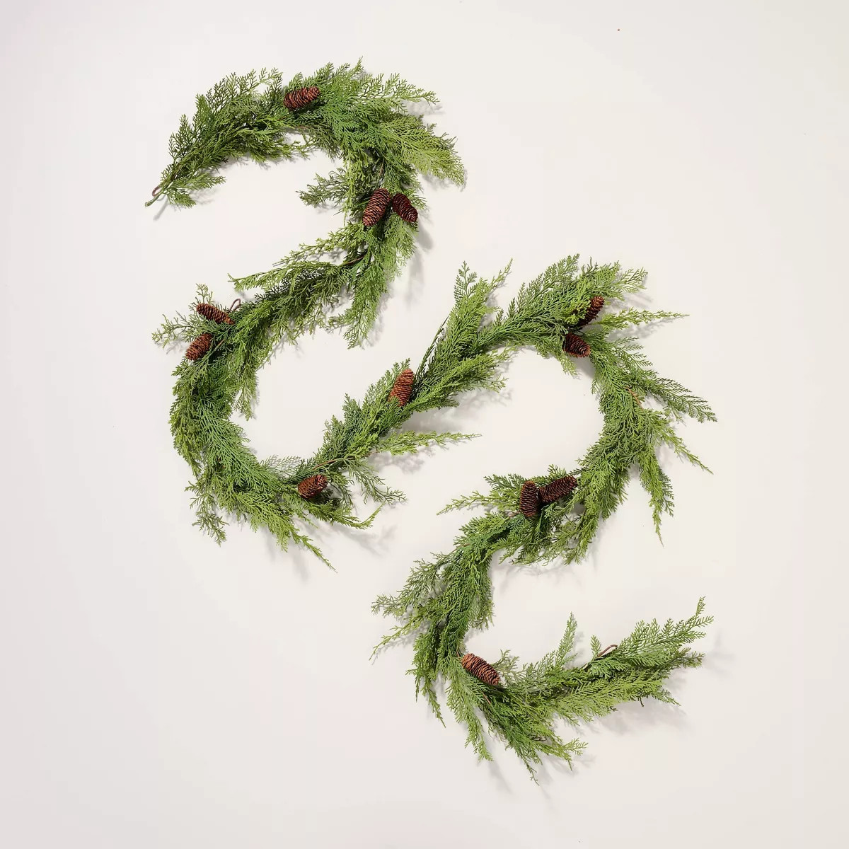 Faux Cedar Drapery Christmas Garland - Hearth & Hand™ with Magnolia | Target