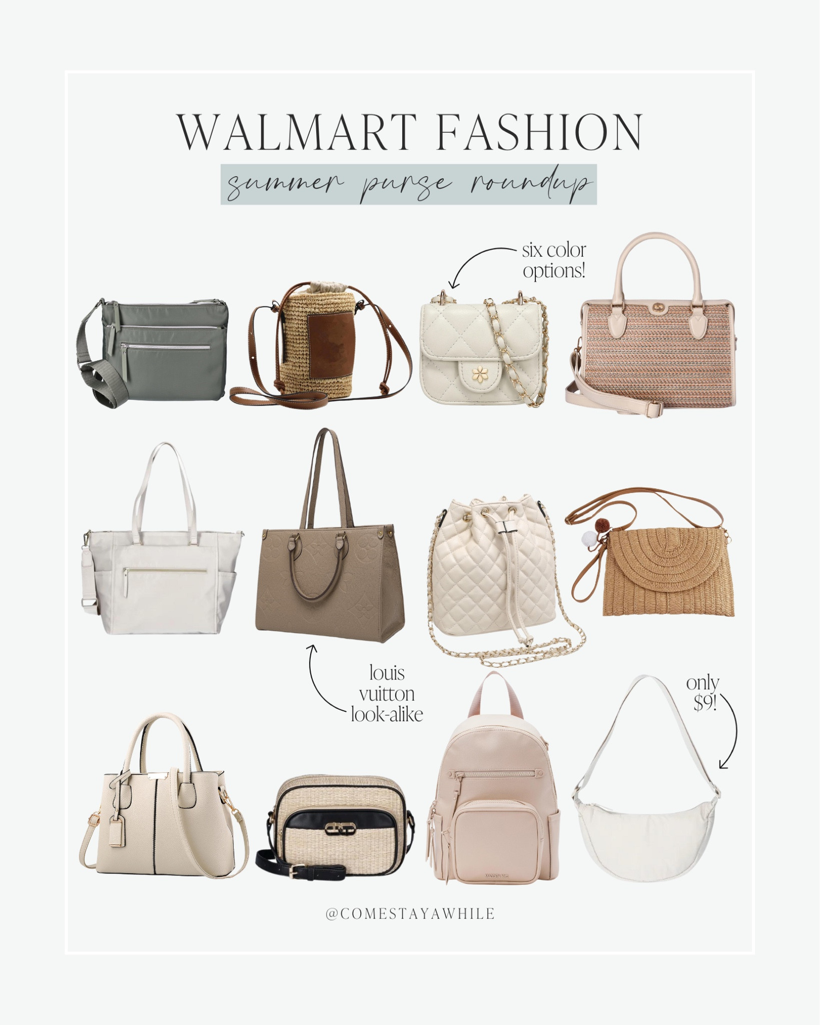 I found the cutest affordable summer purses from @walmartfashion 🤩 I’m obsessed! Get yours today! 👏🏻

#LTKItBag #LTKStyleTip #LTKSaleAlert