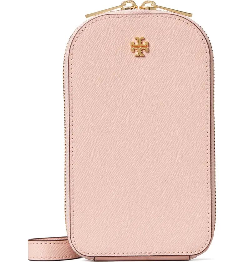 Tory Burch Emerson Leather Phone Crossbody Bag | Nordstrom | Nordstrom