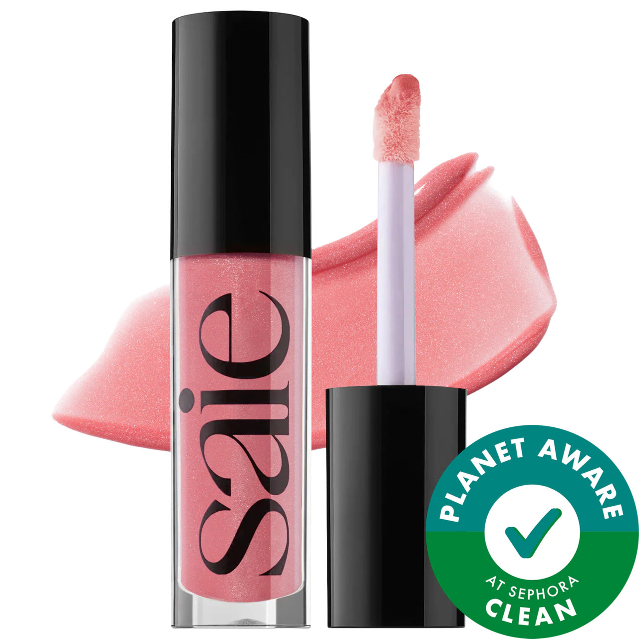 Saie Glossybounce High-Shine Hydrating Lip Gloss Oil Disco 0.17 oz/5 mL | Sephora (US)