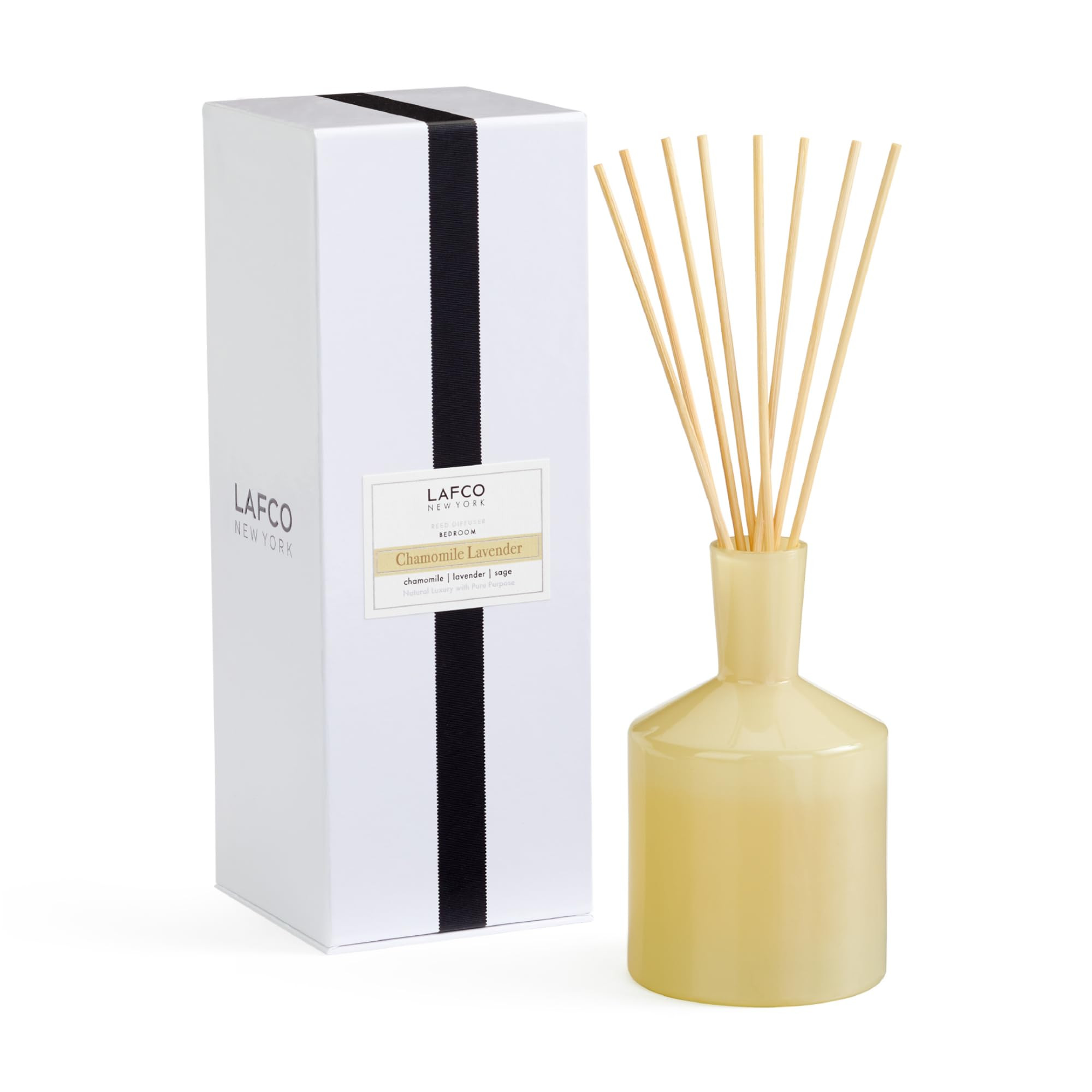 LAFCO New York Classic Reed Diffuser, Chamomile Lavender - 6 oz - Up to 3 Months Fragrance Life -... | Amazon (US)