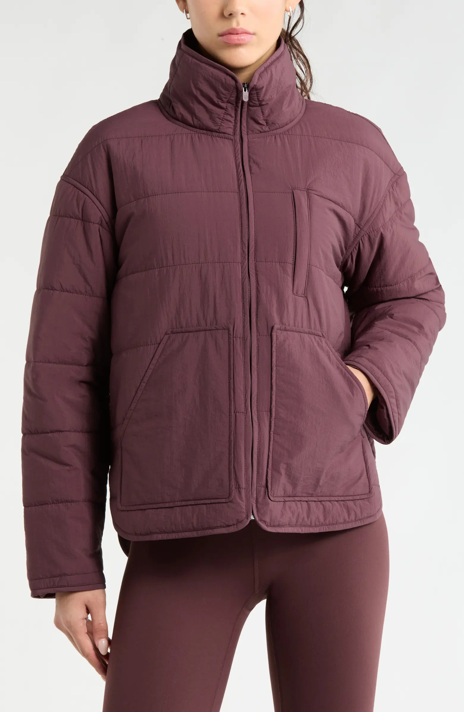 Zella Quilted Packable Jacket | Nordstrom | Nordstrom