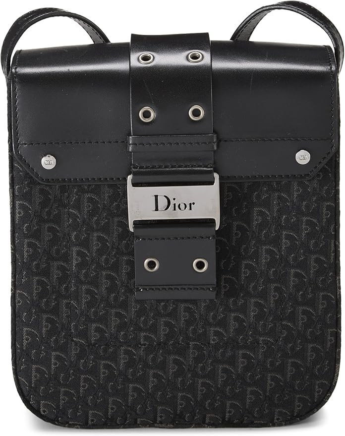 Amazon.com: Christian Dior, Pre-loved Black Canvas Street Chic Shoulder Bag Small, Black : Amazon... | Amazon (US)